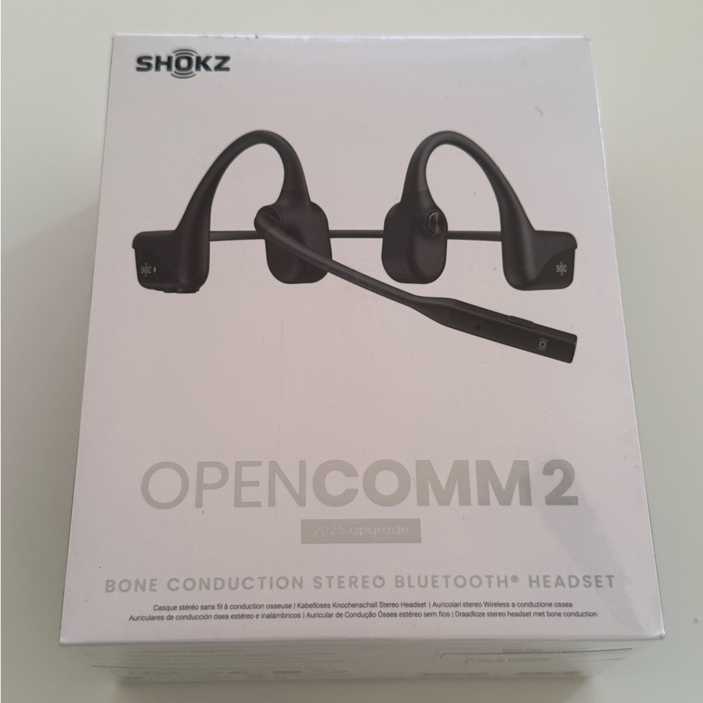 Shokz OpenComm 2 (2025 Upgrade) Bluetooth Headset with Mic